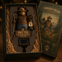 Smokey Bear Solar Garden Stake Light