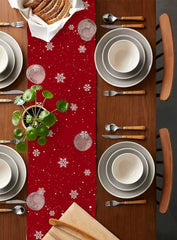 Reusable Festive Snowflake Table Runner (Multiple Sizes)