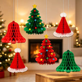 Lightweight Honeycomb & Easy-Hang 3D Hanging Ornaments