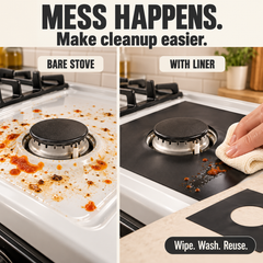 Reusable Gas Stove Burner Liners – Less Scrubbing, Easier Cleanup