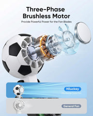 Portable Handheld Turbo Fan with Ice Cooling