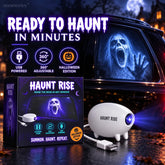 Haunt Rise Halloween Window Projector-360° Adjustable Stand for Home Decor