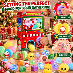 🎄 Christmas Surprise Egg Vending Machine – 24 Mystery Surprises for Kids