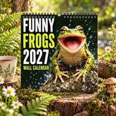 Funny Frogs 2027 Wall Calendar β Cute Humorous Frog Calendar