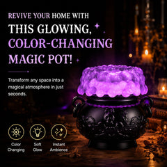 Light-up Color-changing Cauldron Waterglobe