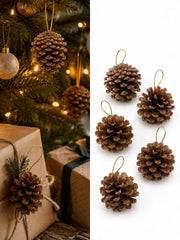 Natural Ready-to-Hang Pinecone Ornaments (Pack of 10 or 20)