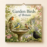 Garden Birds of Britain 2027 Wall Calendar