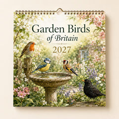 Garden Birds of Britain 2027 Wall Calendar