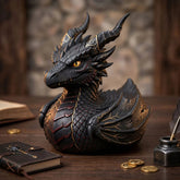 Dark Fantasy Dragon Collectible Duck