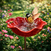 Handmade Metal Flower Garden Stake