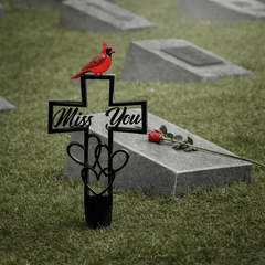 Metal Cemetery Memorial Plaque for Remembrance