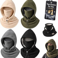 Fleece Balaclava Hood – Full Face & Neck Winter Protection for Outdoor Adventures