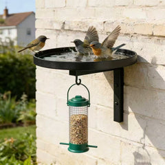Hummingbird‑Friendly Metal Wall‑Mounted Bird Bath Feeder – Hang It Up, Watch Them Flock