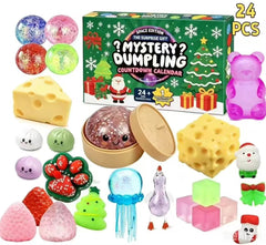 Christmas Squishy Advent Calendar for Kids