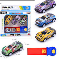 Auto Katapult Rennspiel Set
