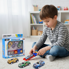 Auto Katapult Rennspiel Set