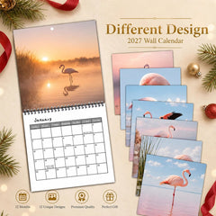 2027 Flamingo Calendar