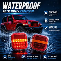Wireless Magnetic Light LED Trailer Light Kit