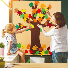 Felt Sensory & Educational Craft Kit (Fall Tree)