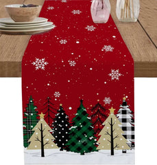 Reusable Festive Snowflake Table Runner (Multiple Sizes)