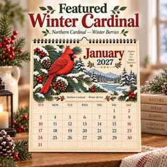 2027 Birds Of Wall Calendar