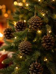 Natural Ready-to-Hang Pinecone Ornaments (Pack of 10 or 20)