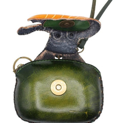 Genuine Handmade Leather Alligator Wristlet / Coin Purse / Wallet /change purse