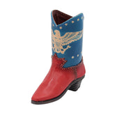 Genuine Handmade Leather Cowboy Boot Home decor /American eagle/Western Design/Decoration/Rodeo gift/Ornament