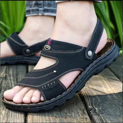 Men's Summer Breathable Sandals with Adjustable Strap