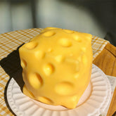 Giant Cheese Stress Toy – Therapeutic Relief with Satisfying Squeeze!