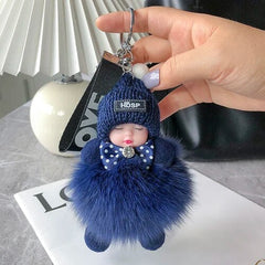 Soft Plush Doll Keychain