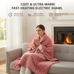 Cozy Fast-Heating Electric Shawl|Instant Warmth Wherever You Go