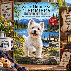 West Highland Terriers 2027 Calendar – Adorable Westie Photography, Spiral-Bound & Gift-Ready