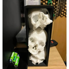 Pile of Skulls Book nook Turn an Empty Shelf Into a Dark Masterpiece