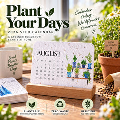 Eco-Friendly Plantable “Timeless” Seed Calendar 2027