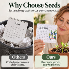 Eco-Friendly Plantable “Timeless” Seed Calendar 2027