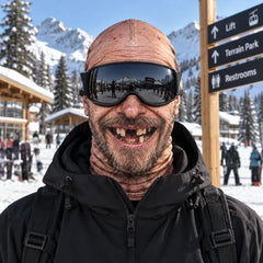 Realistic Face Balaclava – Funny Ski & Snowboard Mask for Cold Weather Adventures