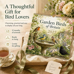 Garden Birds of Britain 2027 Wall Calendar