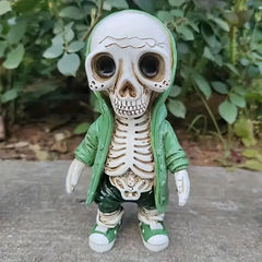 Spooky Halloween Skeleton Dolls, 2pcs Home Decor Sculptures, Decorative Piece, Perfect for Atmosphere Decorations and Ornaments, Ideal for Halloween Celebrations, Figurines