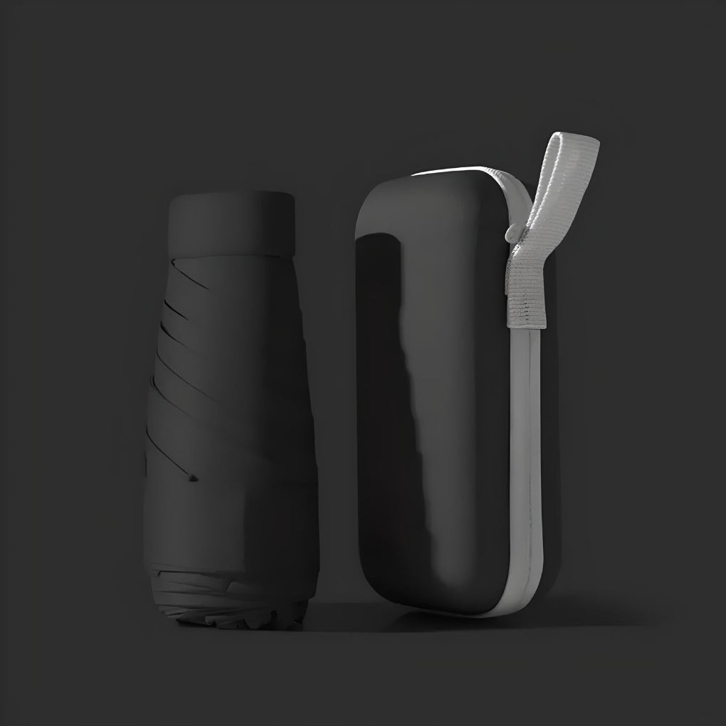 Compact Travel Umbrella And Case