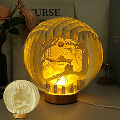 Starry Glow in a Paper Sphere – Dimmable, Dreamy, Delightful
