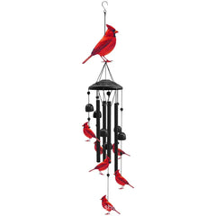 Vintage Hummingbird Wind Chime, Rustproof Outdoor Patio Hanging Ornament