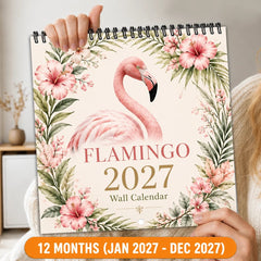 2027 Flamingo Calendar