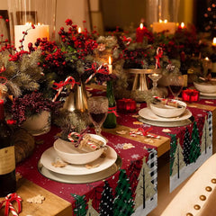 Reusable Festive Snowflake Table Runner (Multiple Sizes)