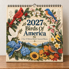2027 Birds Of Wall Calendar