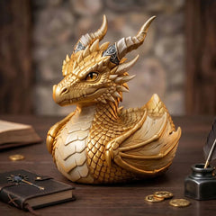 Dark Fantasy Dragon Collectible Duck