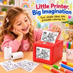 AI Voice-Activated Mini Sticker Printer – Smart & Portable Printing