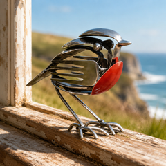 From Scraps to Soul – Handcrafted Recycled Metal Animal Sculptures, Industrial Art Figurines with a Story to Tell