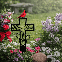 Metal Cemetery Memorial Plaque for Remembrance