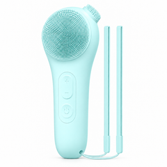 2-in-1 Silicone Facial Cleansing Brush with Heat & Vibration – Cleanse, Massage & Glow